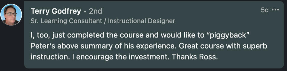 A review form a senior instructional designer on the AI for L&D crash course.